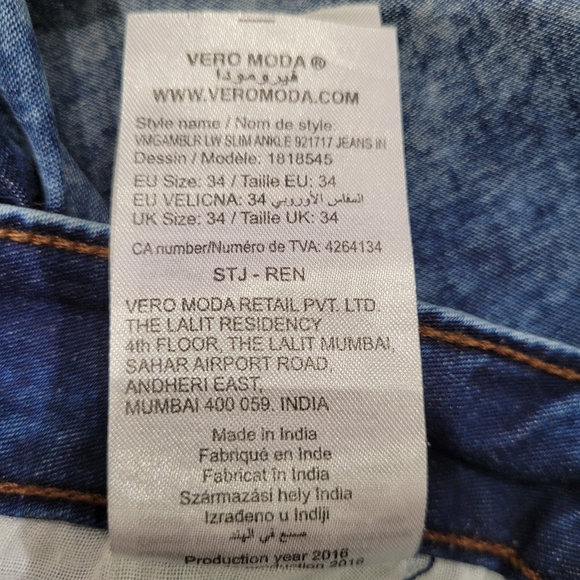 Distressed blue jeans VERA MODA - Picture 16 of 17